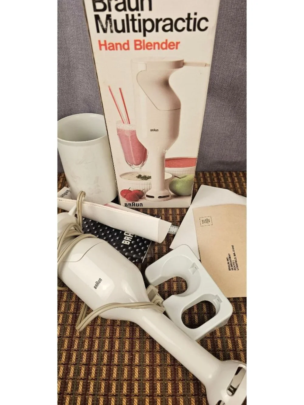 Braun Multipractic MR 30 Hand Blender With Wall Mount & Beaker